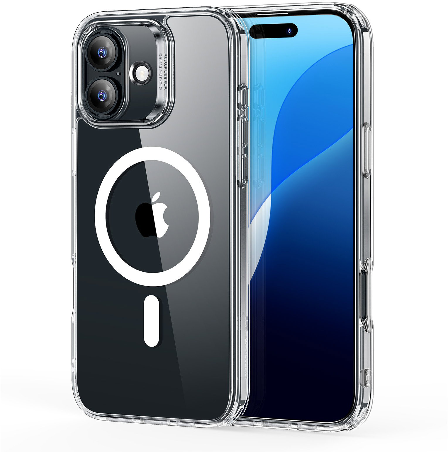 ESR Classic Hybrid Case (HaloLock) iPhone 16 Plus Clear tok