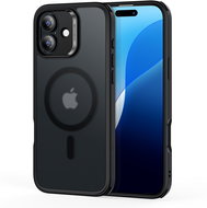 ESR Classic Hybrid Case (HaloLock), Compatible with iPhone 16 Plus, Frosted Black - Phone Cover