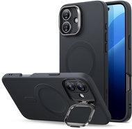 ESR Cloud Soft Case with Stash Stand (HaloLock), Compatible with iPhone 16, Black - Phone Cover