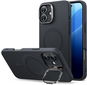 ESR Cloud Soft Case with Stash Stand (HaloLock), Compatible with iPhone 16, Black - Handyhülle
