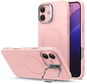 ESR Cloud Soft Case with Stash Stand (HaloLock), Compatible with iPhone 16, Pink - Handyhülle