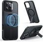 ESR Boost Flickstand Case (HaloLock), Compatible with iPhone 16 Pro Max, Frosted Black - Handyhülle