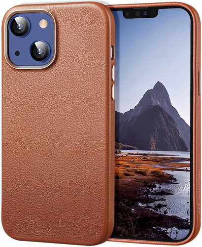 ESR Metro Premium, Brown - iPhone 13 - Phone Cover - Main image
