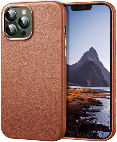 ESR Metro Premium Brown iPhone 13 Pro Max - Phone Cover - Main image