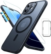 ESR Classic Pro Case (HaloLock) Set, Compatible with iPhone 16, Frosted Black - Phone Cover