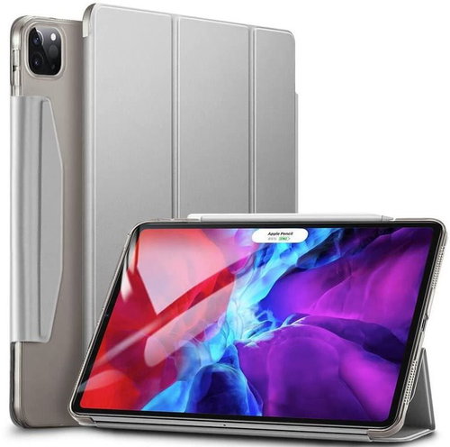 ESR Trifold With Clasp Silver iPad Pro 12.9" - Tablet Case - Main image
