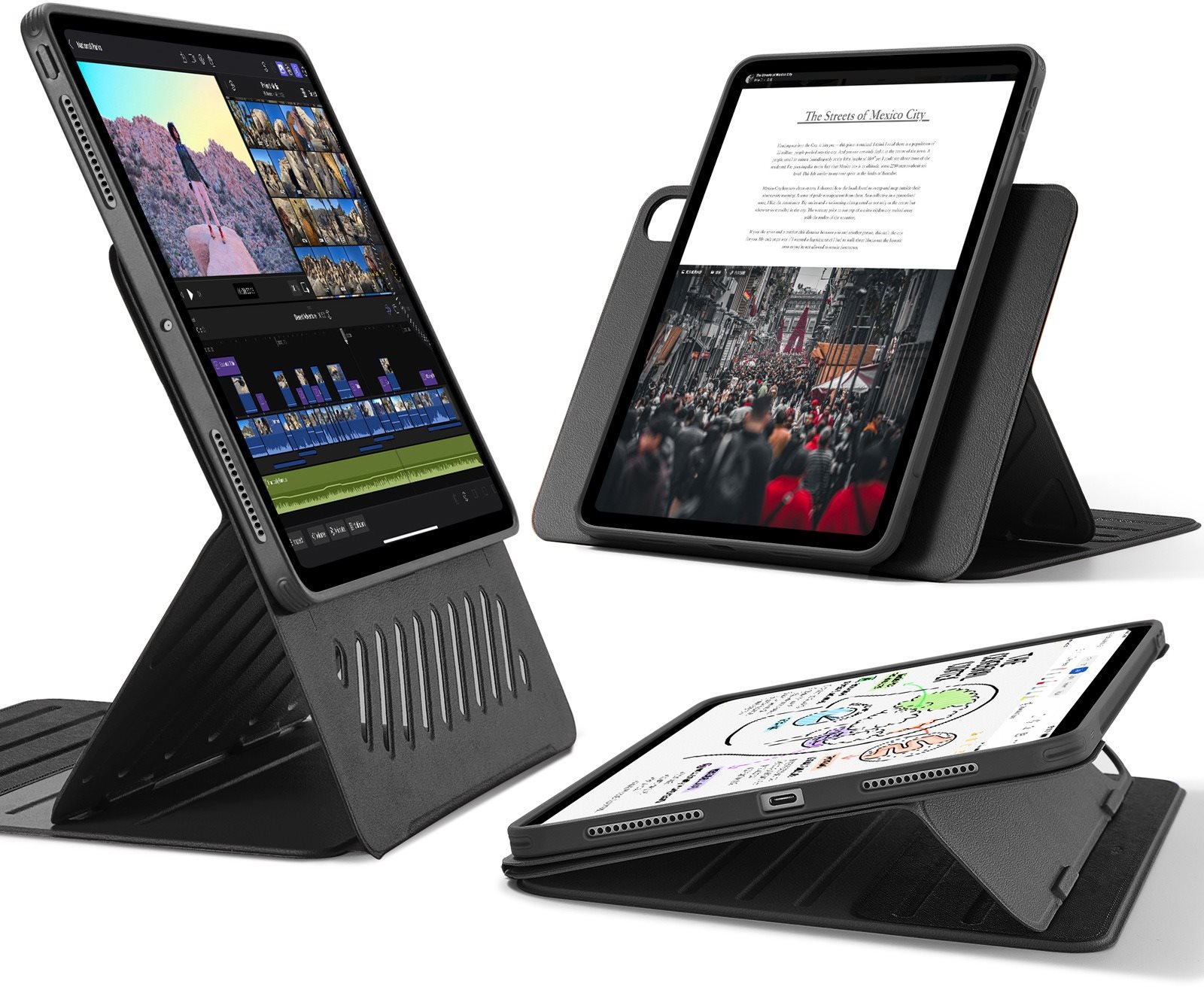ESR Shift Magnetic Case, Compatible with iPad Pro 13 (2024), Black