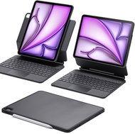 ESR Rebound Magnetic Keyboard Case 360, Compatible with iPad Air 13 (2024), DE Layout, Black - Tablet Case With Keyboard