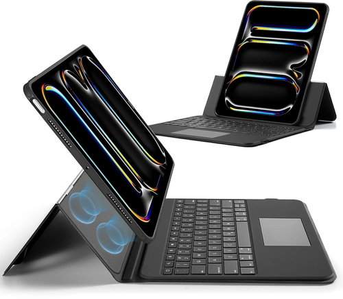 ESR Ascend Keyboard Case, Compatible with iPad Pro 13 (2024), UK Layout, Black - Tablet tok billentyűzettel - Fő fotó