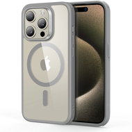 ESR Classic Hybrid Case (HaloLock), Compatible with iPhone 15 Pro Max, Clear Grey - Phone Cover