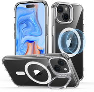 ESR Classic Hybrid Case with Stash Stand (HaloLock), Compatible with iPhone 15, Clear - Phone Cover