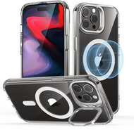 ESR Classic Hybrid Case with Stash Stand (HaloLock), Compatible with iPhone 15 Pro Max, Clear - Phone Cover