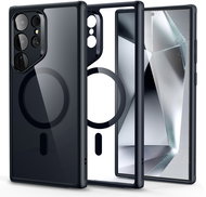 ESR Classic Hybrid Case (HaloLock), Compatible with Samsung Galaxy S24 Ultra, Clear Black - Phone Cover