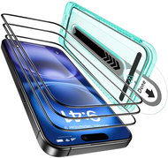 ESR Tempered-Glass Screen Protector, Compatible with iPhone 16 Plus, 3 Pack - Glass Screen Protector