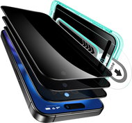 ESR Privacy Screen Protector, Compatible with iPhone 16, 3 Pack - Glass Screen Protector