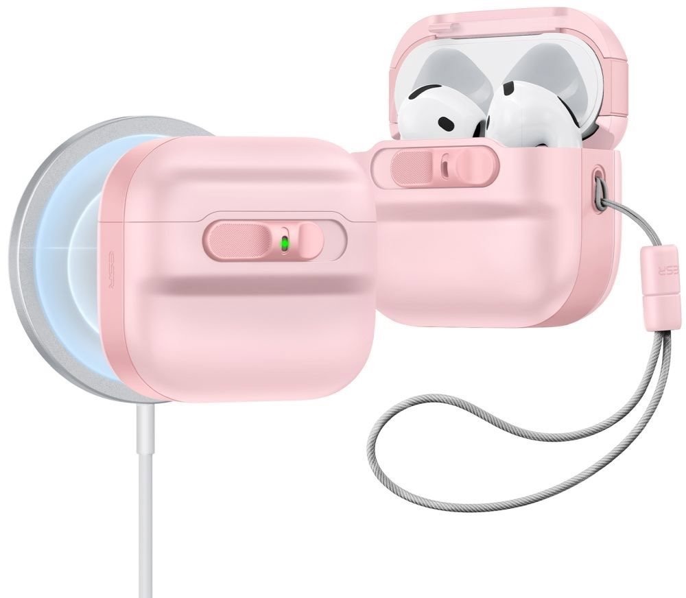 ESR Pulse FlickLock Case (HaloLock) AirPods 4 tok, Pink