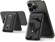 ESR HaloLock Geo Wallet Stand, Black Carbon Fiber -  MagSafe Wallet