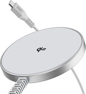 ESR Qi2 mini Wireless Charger (HaloLock) Silver - Wireless Charger