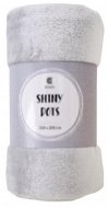 Essex Deka z mikrovlákna SHINY DOTS 150x200 cm světle šedá - Deka