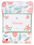 Essex Microfibre Blanket FLORETTO Pink 150x200cm - Blanket