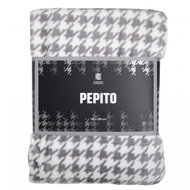 Essex Microfibre Blanket PEPITO 150x200cm Grey/White - Blanket