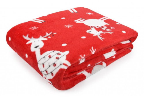 Essex Microfibre Blanket DEER RUDOLF Ted 150x200cm - Blanket - Main image