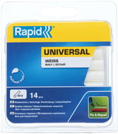 RAPID Melting Sticks 12 x 94 mm, universal white, 14pcs, blister - Glue Gun Refill