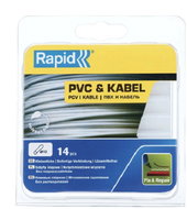 RAPID Fusible bars 12 x 94 mm, PVC and cables, 14pcs, blister - Glue Gun Refill