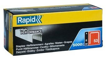 RAPID Staples 53/8mm, 5000pcs, box - Heavy-Duty Staples - Main image