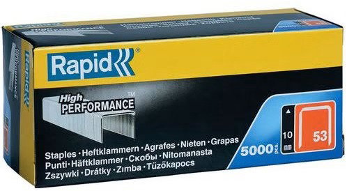 RAPID Staples 53/10mm, 5000pcs, box - Heavy-Duty Staples - Main image