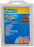 RAPID Spony VR22/5-11mm, 1100ks, ocel-šedý PET povlak, blistr - Spony na pletivo