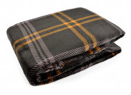 Essex Graphite grey/brown, microfiber, 150 × 200 cm - Blanket
