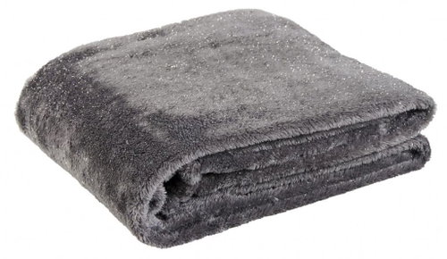 Essex Iceland dark grey, microfiber, 150 × 200 cm - Blanket - Main image