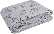 Essex Kiittens grey, microfiber, 150 × 200 cm - Blanket