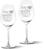 SABLIO - My heart only beats 2×350 ml - Glass
