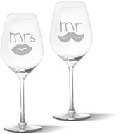 SABLIO - Mr. and mrs. 2×350 ml - Glass