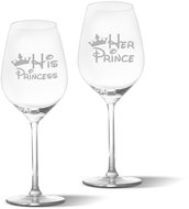 SABLIO - Prince and princess 2×350 ml - Glass