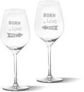 SABLIO - Born to love 2×350 ml - Glass