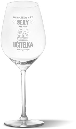 SABLIO - I hate to be sexy, but I'm a teacher 350 ml - Glass - Main image