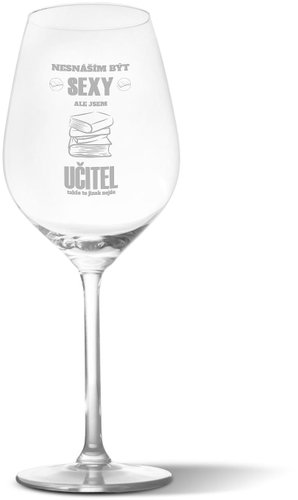 SABLIO - I hate to be sexy, but I'm a teacher 350 ml - Glass - Main image