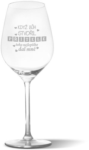 SABLIO - When God made a friend 350 ml - Glass - Main image