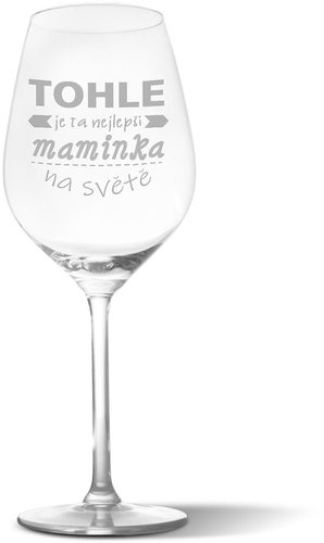 SABLIO - This is the best mum in the world 350 ml - Glass - Main image