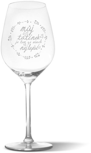 SABLIO - My daddy is the best of all 350 ml - Glass - Main image