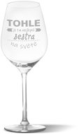 SABLIO - This is the best sister in the world 350 ml - Glass