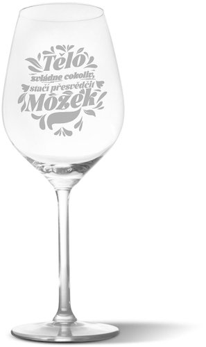 SABLIO - The body can handle anything, just convince the brain 350 ml - Glass - Main image