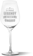 SABLIO - The true legends are born in February 350 ml - Glass