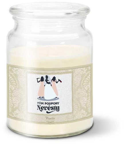SABLIO - Tým podpory nevěsty 500 g - Svíčka - Main image