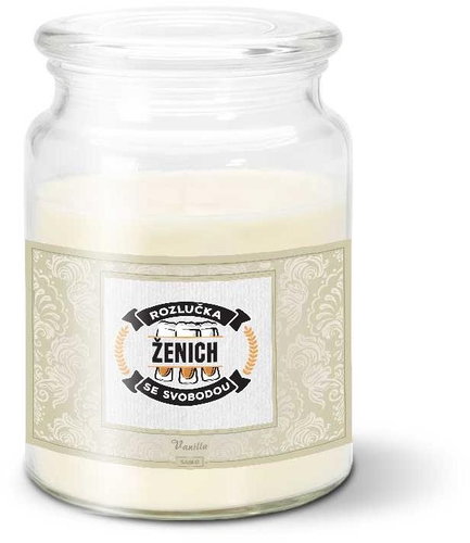 SABLIO - Rozlučka se svobodou ženicha 500 g - Svíčka - Main image