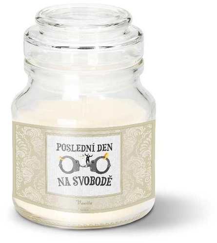 SABLIO - Poslední den na svobodě 120 g - Svíčka - Main image