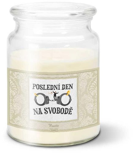 SABLIO - Poslední den na svobodě 500 g - Svíčka - Main image